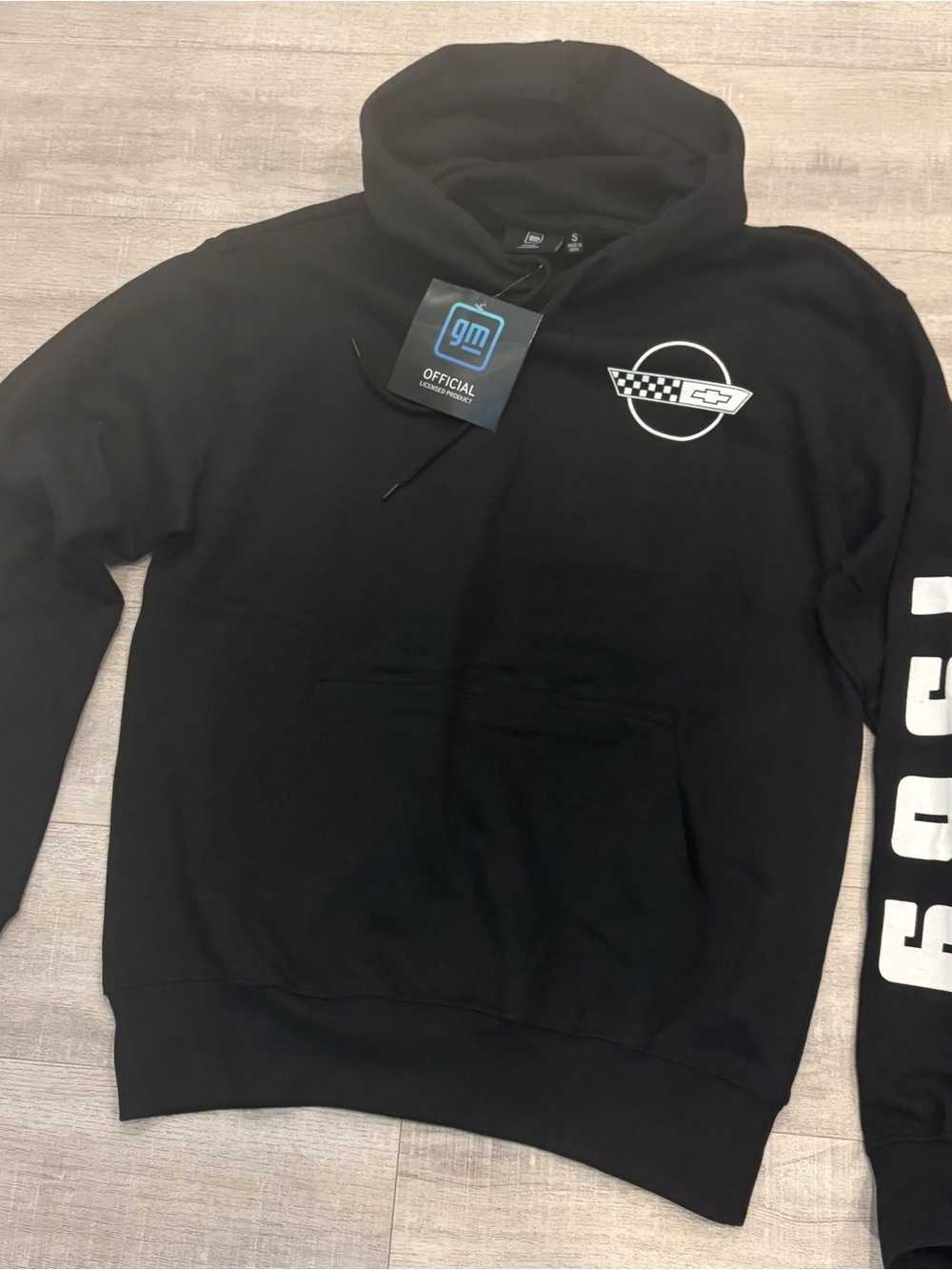 GM Official Black Pullover Hoodie with Crest Logo